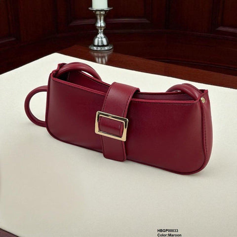 HBGP00033 Midnight Buckle Armpit Ladies Hand Bag - HBGP