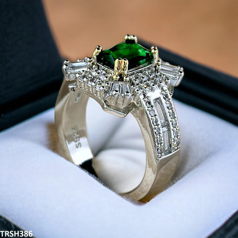 TRSH386 GWH Baguette Layered Ring - TRSH