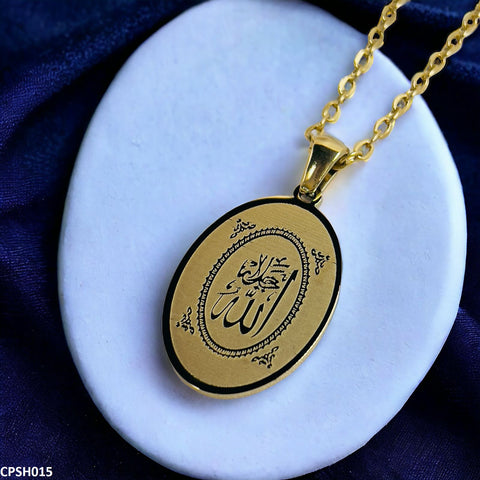 CPSH015 AJX Calligraphy ALLAH Pendant - CPSH