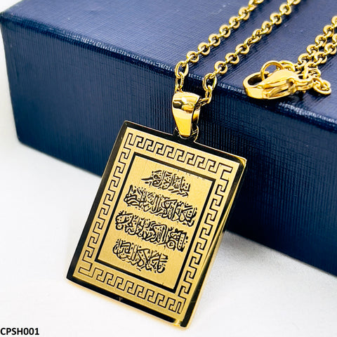 CPSH001 AJX Calligraphy Pendant - CPSH