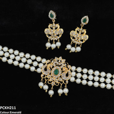 PCKH211 MZM Pear/Flower Choker Set - PCKH