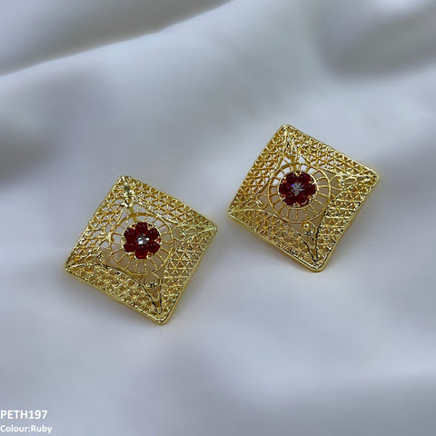 PETH197 MZM Flower/Square Tops Pair - PETH