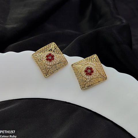 PETH197 MZM Flower/Square Tops Pair - PETH