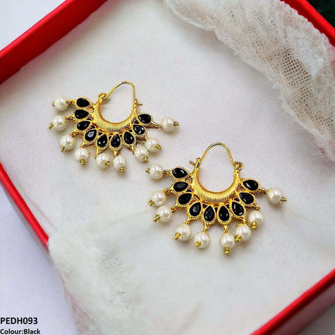 PEDH093 FRN Pearl Drop Earrings- PEDH