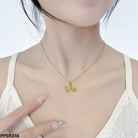 PPSH246 SDQ Lion Pendant With Chain - PPSH