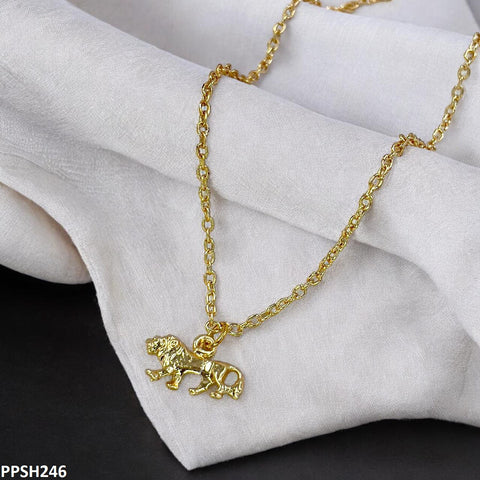 PPSH246 SDQ Lion Pendant With Chain - PPSH