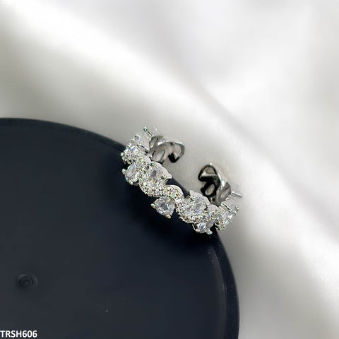 TRSH606 SJS Oval Stone Ring Adjustable - TRSH