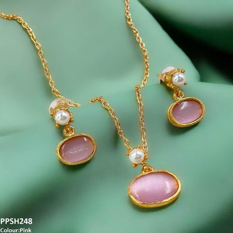 PPSH248 SDQ Oval Pendant Set - PPSH
