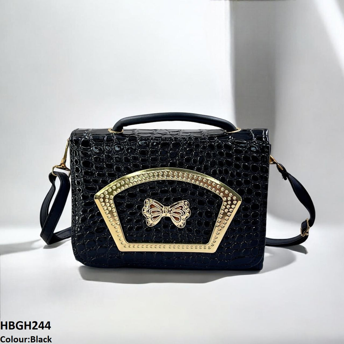 HBGH244 CYG Crocodile Pattern Hand Bag- HBGH