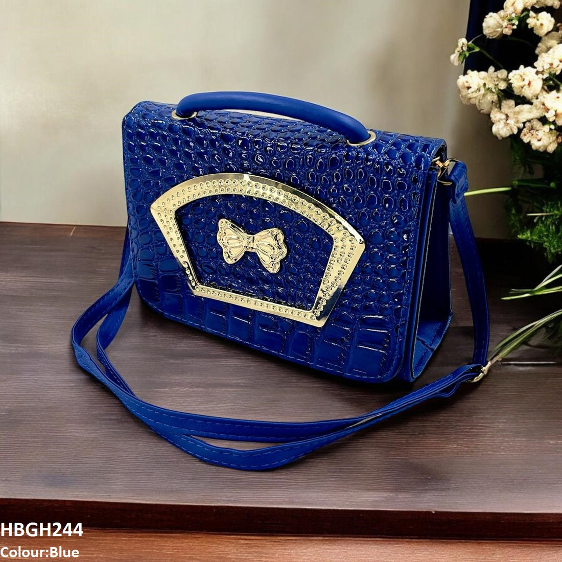 HBGH244 CYG Crocodile Pattern Hand Bag- HBGH