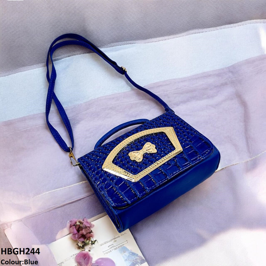 HBGH244 CYG Crocodile Pattern Hand Bag- HBGH