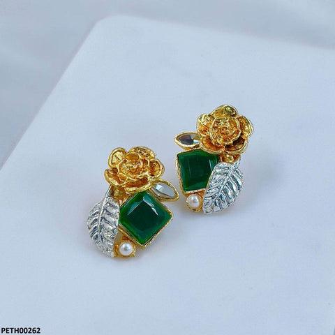 PETH00262 SDQ Flower Square Leaf tops - PETH