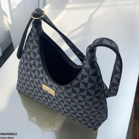HBGP00022 Patterned Armpit Ladies Hand Bag - HBGP