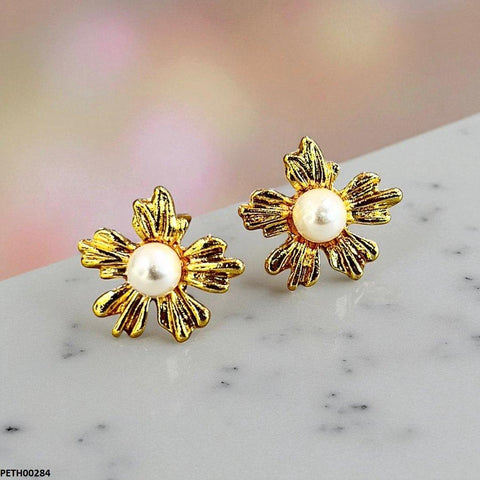 PETH00284 SDQ Pearl Flower Tops Pair - PETH
