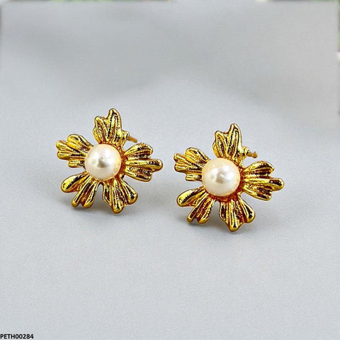 PETH00284 SDQ Pearl Flower Tops Pair - PETH