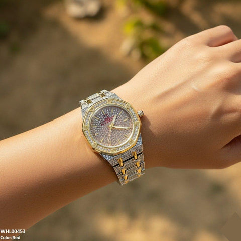 WHL00453 BWS Stone Dial Two Tone Women's Watch - WHL
