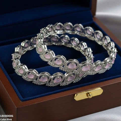 LBH00006 ANI Tear Stone Bangle Set - LBH