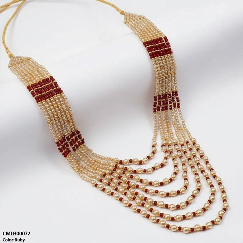 CMLH00072 SDQ Pearl 7 Layered Mala - CMLH