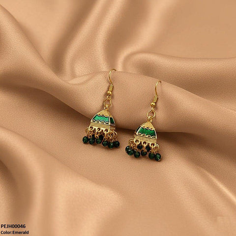 PEJH00046 SDQ Pearl Drop Jhumki - PEJH