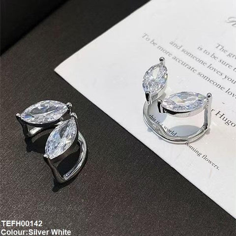 TEFH00142 YHC Double Marquis Stone  Ear Cuff Pair - TEFH