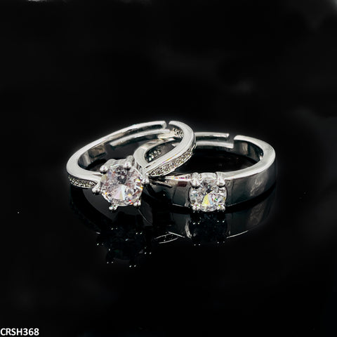 CRSH368 ZFQ Couple Rings Adjustable - TRSH