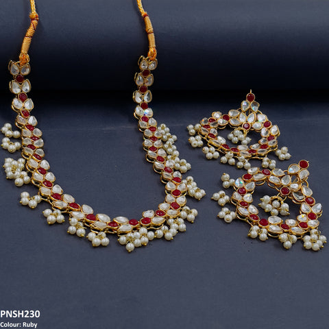 PNSH230 FRN Tear Necklace Set - PNSH