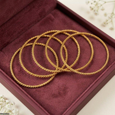 PBH00053 MZM Round Bangles 5 Pcs Set - PBH