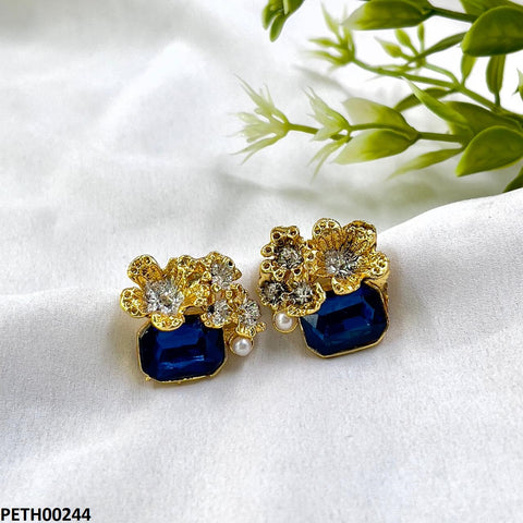 PETH00244 SDQ Rectangle Flower Tops Pair - PETH
