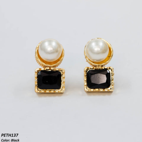 PETH137 SDQ Pearl Cushion Border Tops Pair - PETH