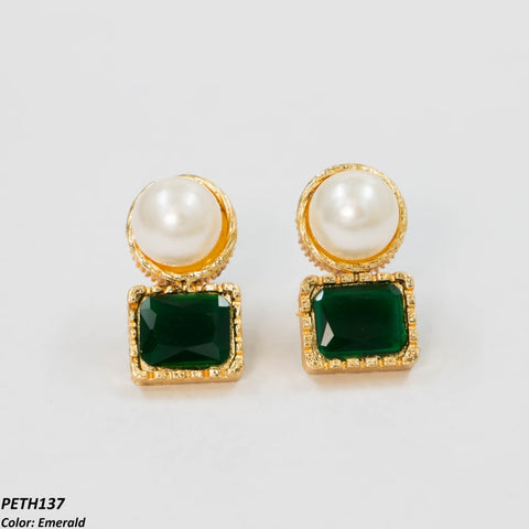 PETH137 SDQ Pearl Cushion Border Tops Pair - PETH