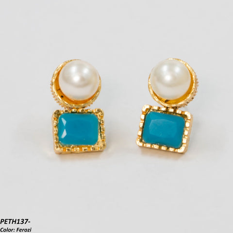 PETH137 SDQ Pearl Cushion Border Tops Pair - PETH