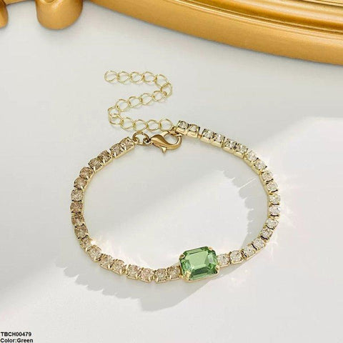 TBCH00479 QWN Square/Round Bracelet Adjustable - TBCH