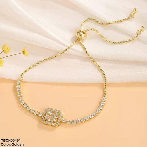 TBCH00491 DNG Square Stone Bracelet Adjustable - TBCH