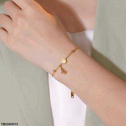 TBCH00515 DGF Stainless Steel Round Drop Bracelet - TBCH