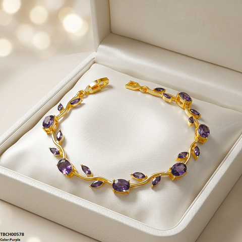 TBCH00578 MSJ Tulip Leaf Bracelet - TBCH