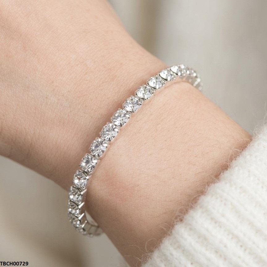 TBCH00729 QWN Round Stainless Steel Bracelet Adjustable - TBCH
