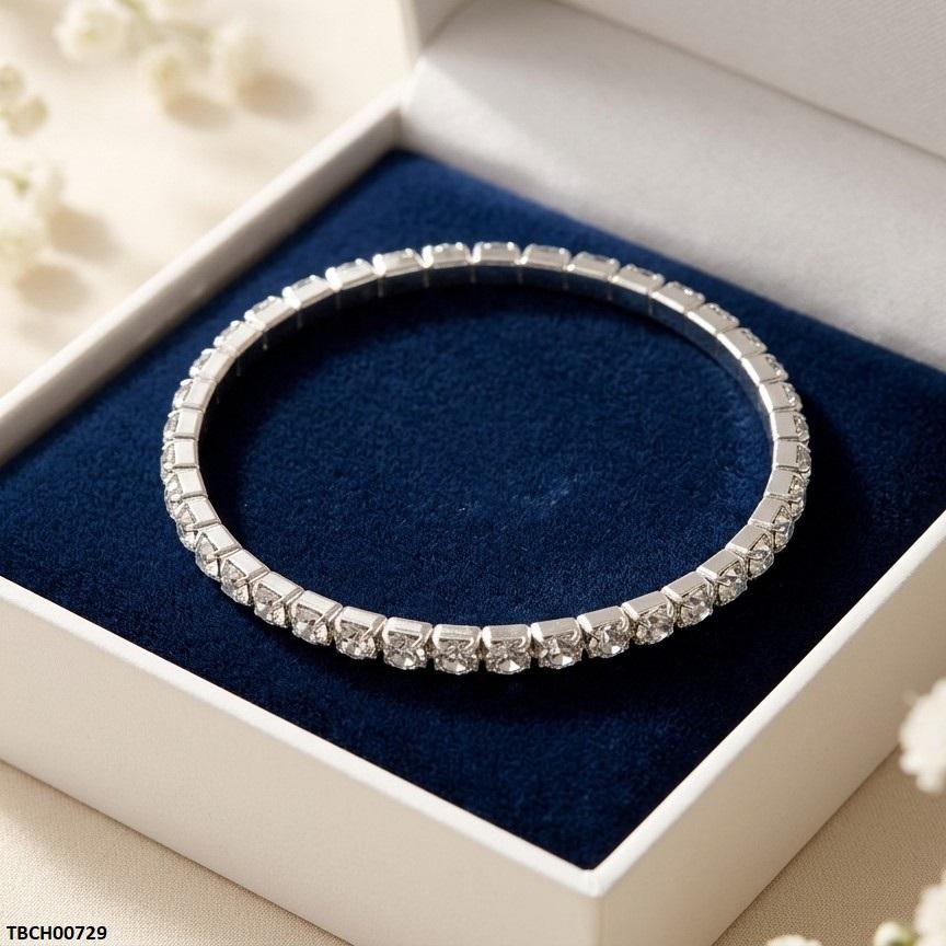 TBCH00729 QWN Round Stainless Steel Bracelet Adjustable - TBCH
