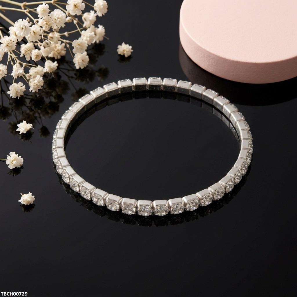 TBCH00729 QWN Round Stainless Steel Bracelet Adjustable - TBCH