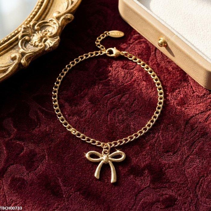 TBCH00733 MZM Stainless Steel Bow Bracelet - TBCH