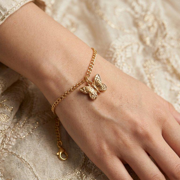 TBCH00735 MZM Stainless Steel Butterfly Bracelet - TBCH