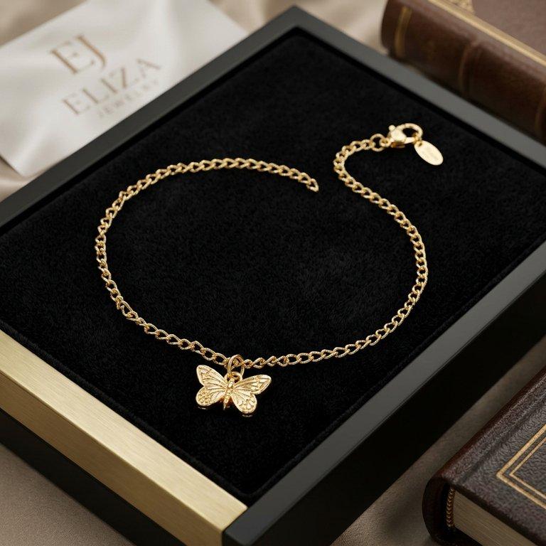 TBCH00735 MZM Stainless Steel Butterfly Bracelet - TBCH
