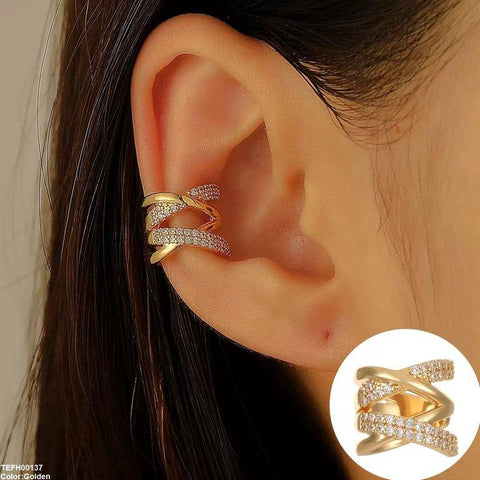 TEFH00137 QWN Antique Ear Cuff Single - TEFH
