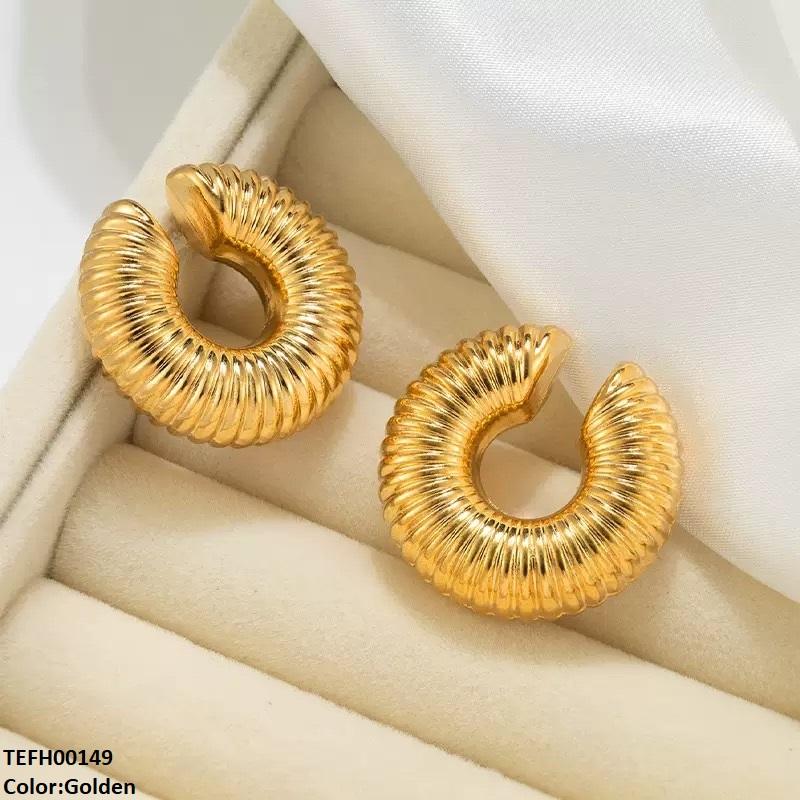 TEFH00149 QWN Stainless Steel Ear cuff Single - TEFH
