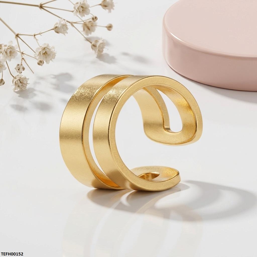 TEFH00152 QWN Stainless Steel Ear cuff Single - TEFH