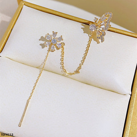 TEFH112 SYB Butterfly Ear Cuff Single Left Side Only - CEFH