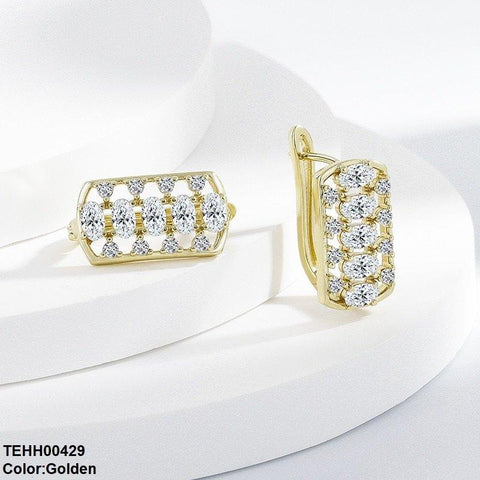 TEHH00429 BLX Oval Layer Hoops Pair - TEHH