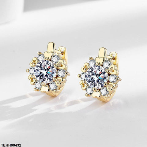 TEHH00432 BLX Flower Hoops Pair - TEHH