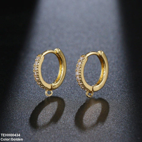 TEHH00434 BYJ Round Ear Hoops Pair - TEHH
