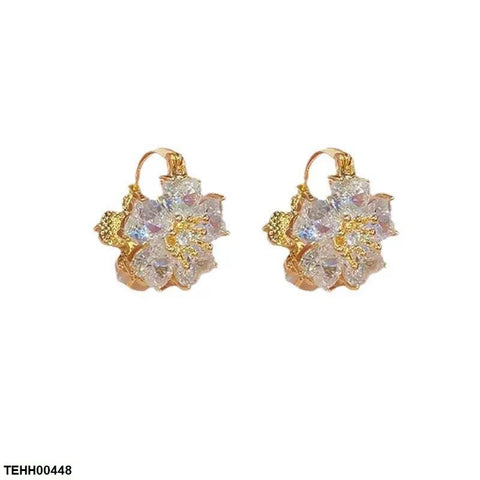 TEHH00448 SIQ Flower Hoops Pair - TEHH