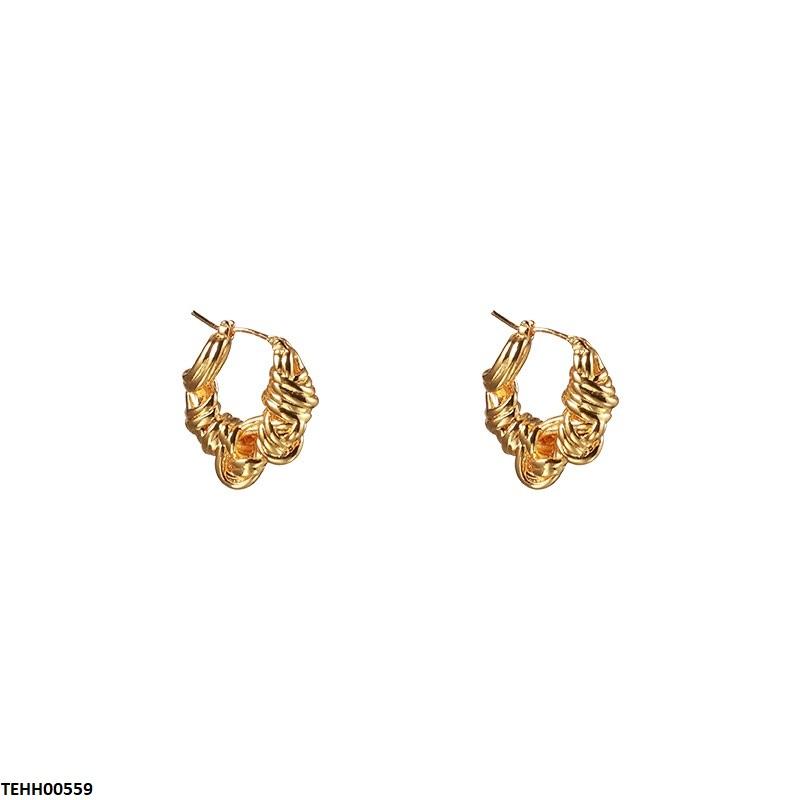 TEHH00559 ZCD Stainless Steel U Shape Hoops Pair - TEHH